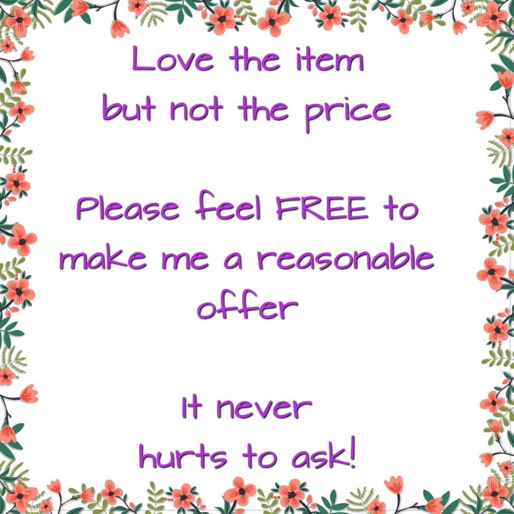 Reasonable offers